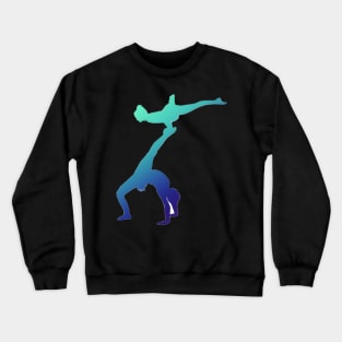 A women’s pair doing needle Crewneck Sweatshirt